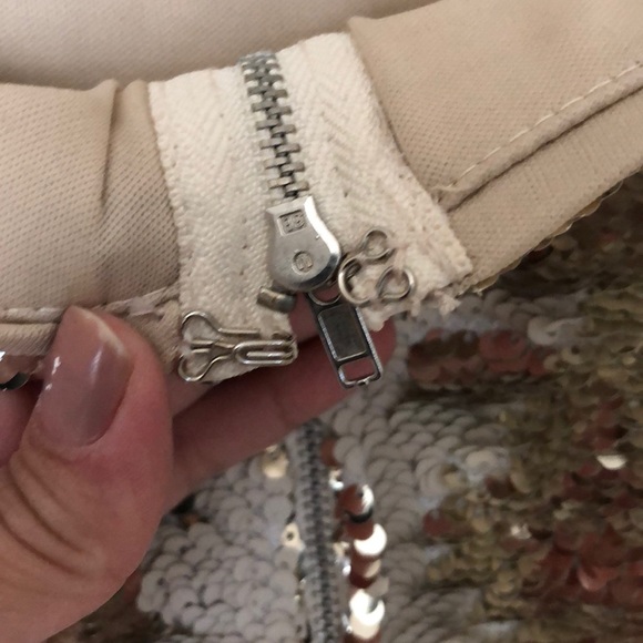 Sequin Gold Skirt - Picture 5 of 6